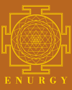 Logo van eNurgy met de merknaam, praktijk voor holistische massage in Leiden.