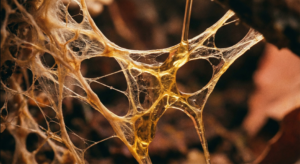 Abstracte weergave van gezond fascia bindweefsel